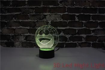 Най-добрата Безплатна Доставка Настолна Лампа за Конферентни зали, 3D Led Японското аниме Рисунка Нощно Осветление с CE Сертификат и UL